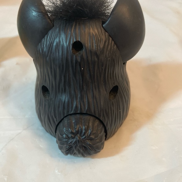 1998 McDonalds Furby Happy Meal Peek-a-boo Toy Black Body Tuft Blue Eye Non-Work - Picture 2 of 2